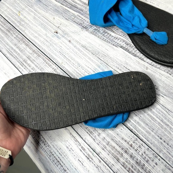 Sanuk Yoga Sling 2 Aqua Blue Sandal Size 10 - Picture 4 of 4